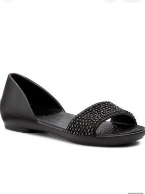 Crocs Lina Embellished D'Orsay Flat